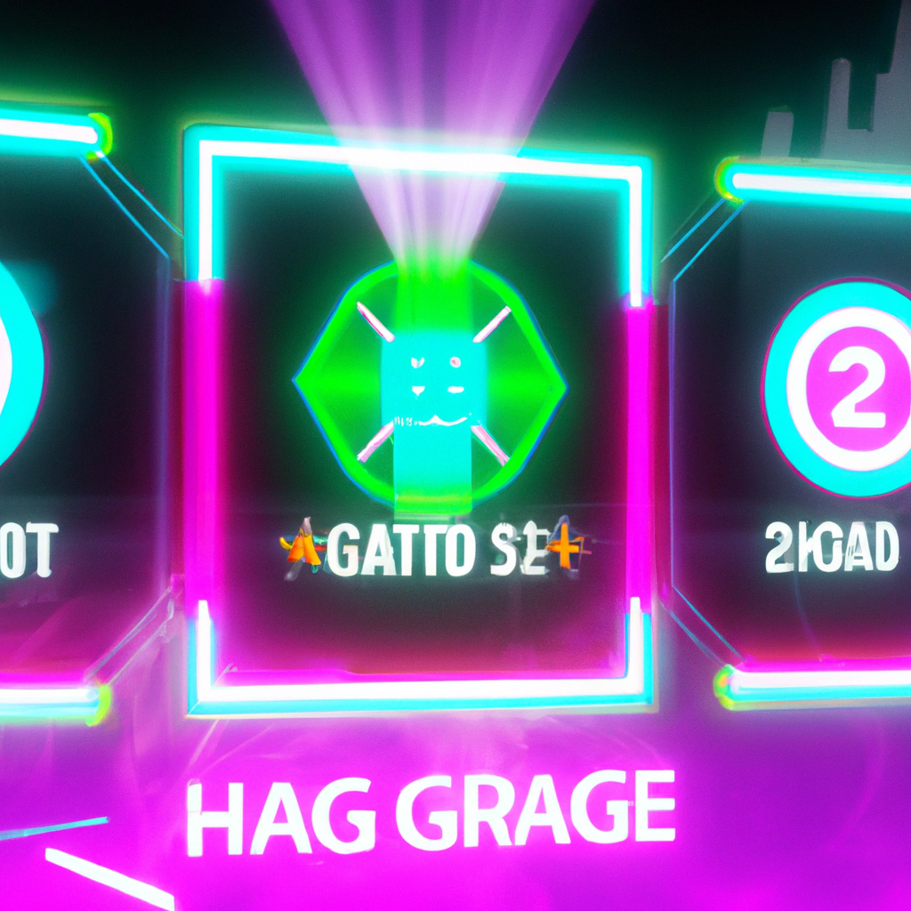 Hero: colorful vaporwave arcade game environment